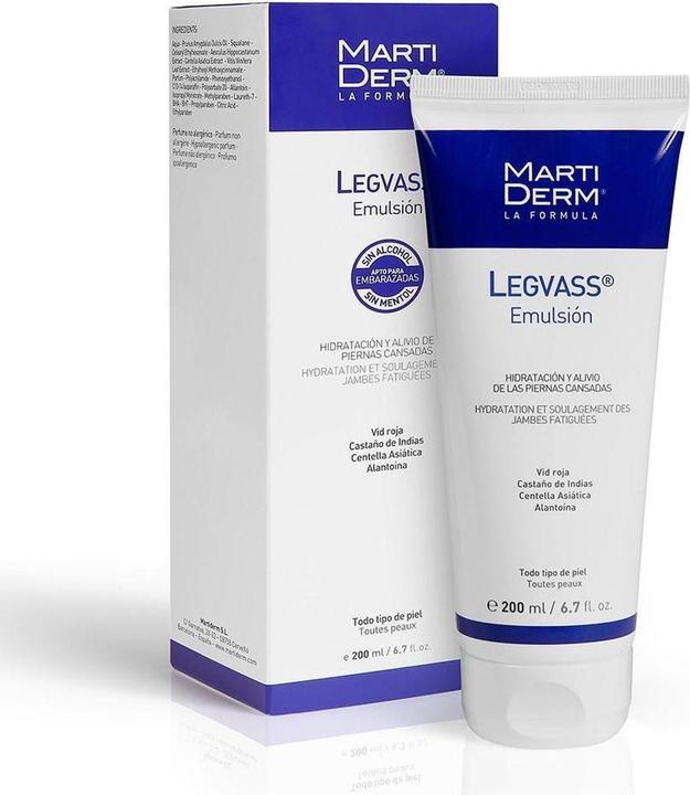 Produktbild Martiderm LEGVASS emulsión hidratante piernas cansadas 200 ml (Körperlotion, 200 ml)