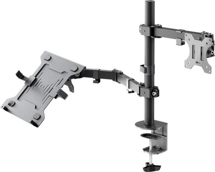 Image du produit Goobay Support d'écran avec bras pour ordinateur portable Flex, noir (Tables, 31.89")