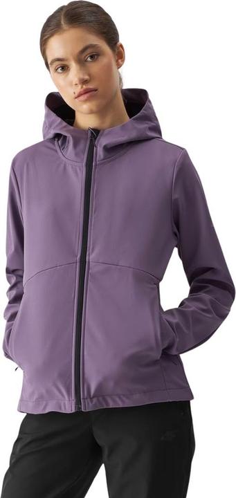 Produktbild 4F Kurtka damska softshell F285 ciemny fiolet 4FWAW24TSOFF285 50S S (S)