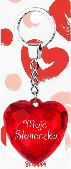 Actual product image Happy Color Herz-Schlüsselanhänger Mein Sonnenschein