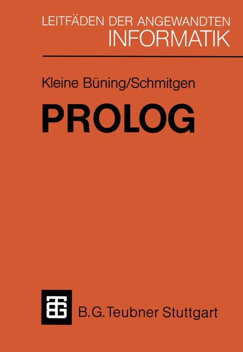 Produktbild Prolog (Deutsch, Hans Kleine-Büning, Stefan Schmitgen, 1988)