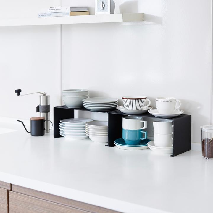 Actual product image Yamazaki Narrow stackable kitchen shelf TOWER