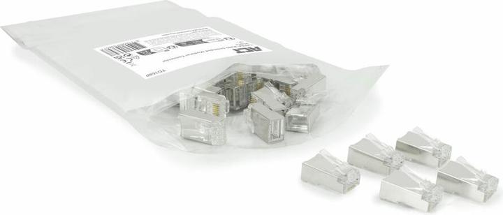 Produktbild ACT CAT6A pass-through shielded modular RJ45 connector