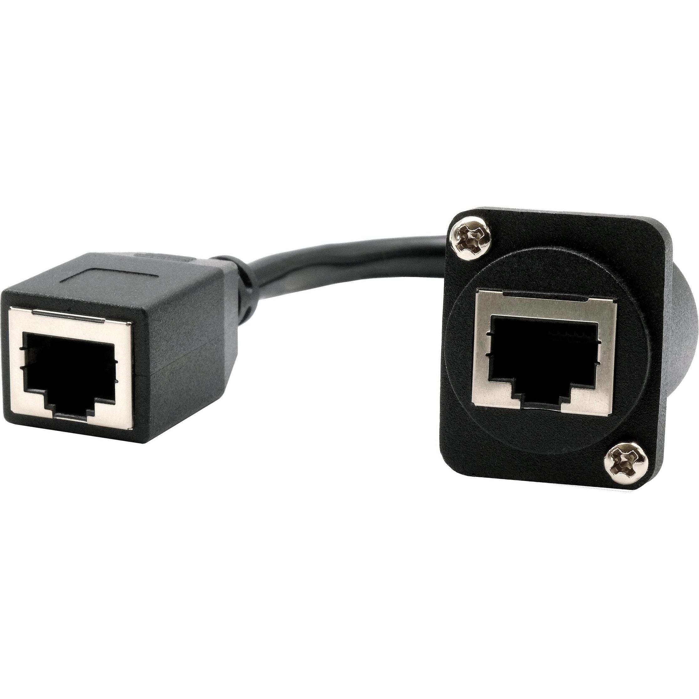 Exsys D-Typ Adapter RJ45 BU-BU (RJ45, 20 cm), Data + Video Adapter