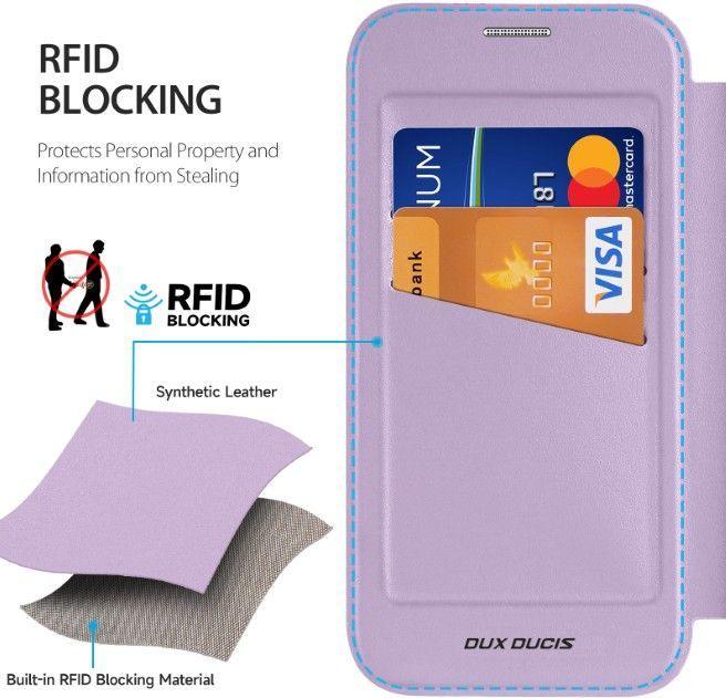 Produktbild Dux Ducis Skin X Pro 360° Ring Stand Series Lederhülle (Apple iPhone 17)