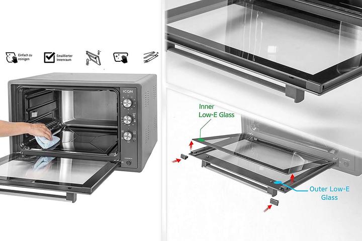 Actual product image Icqn Mini oven