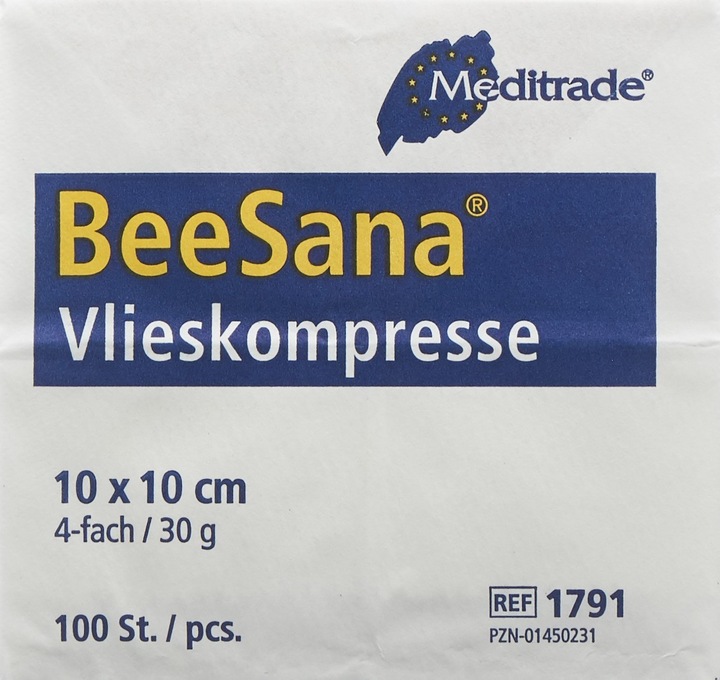 Image du produit Meditrade Compresses non-tissé 30 g/m2 non stérile sans RX 4-plis