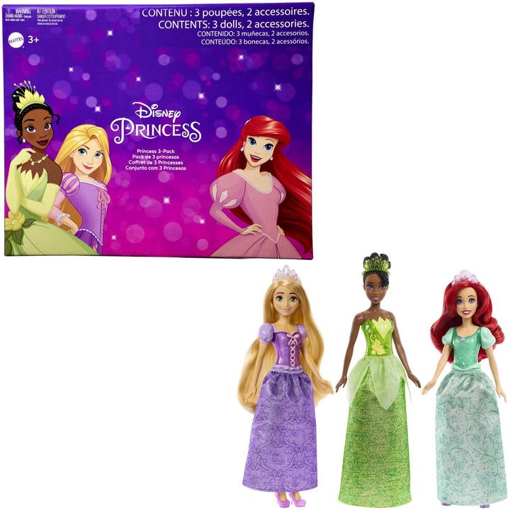 Image du produit Mattel Disney – Princesses Disney – Coffret 3 princesses