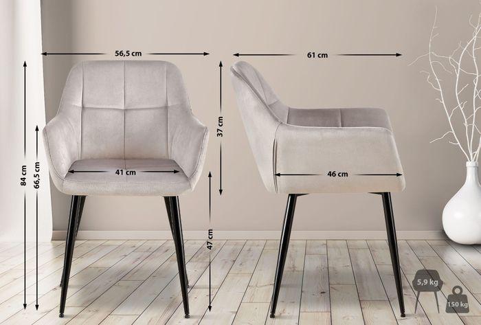 Actual product image Swisshandel24 Set of 2 Emia velvet