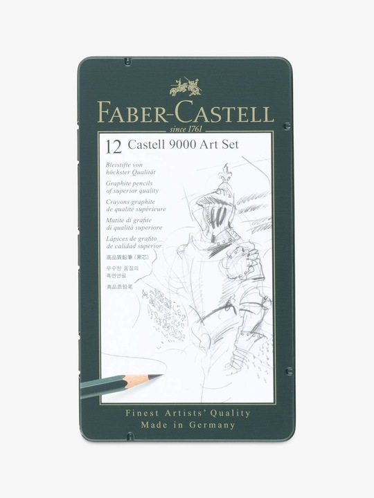 Actual product image Faber-Castell Pencil Castell 9000 (2H, 12 x)