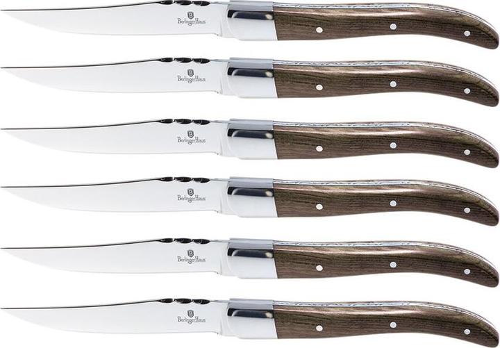 Produktbild BerlingerHaus 6-teiliges Messerset mit antikem Laguiole Holzgriff