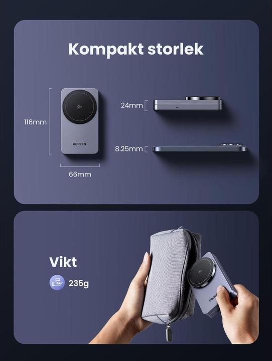 Image du produit Ugreen Wireless Charger 2in1 (20 W)