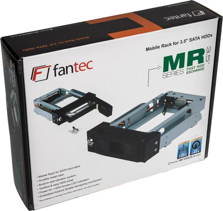 Produktbild Fantec MR-35SATA-A, Wechselrahmen, 3,5 Zoll