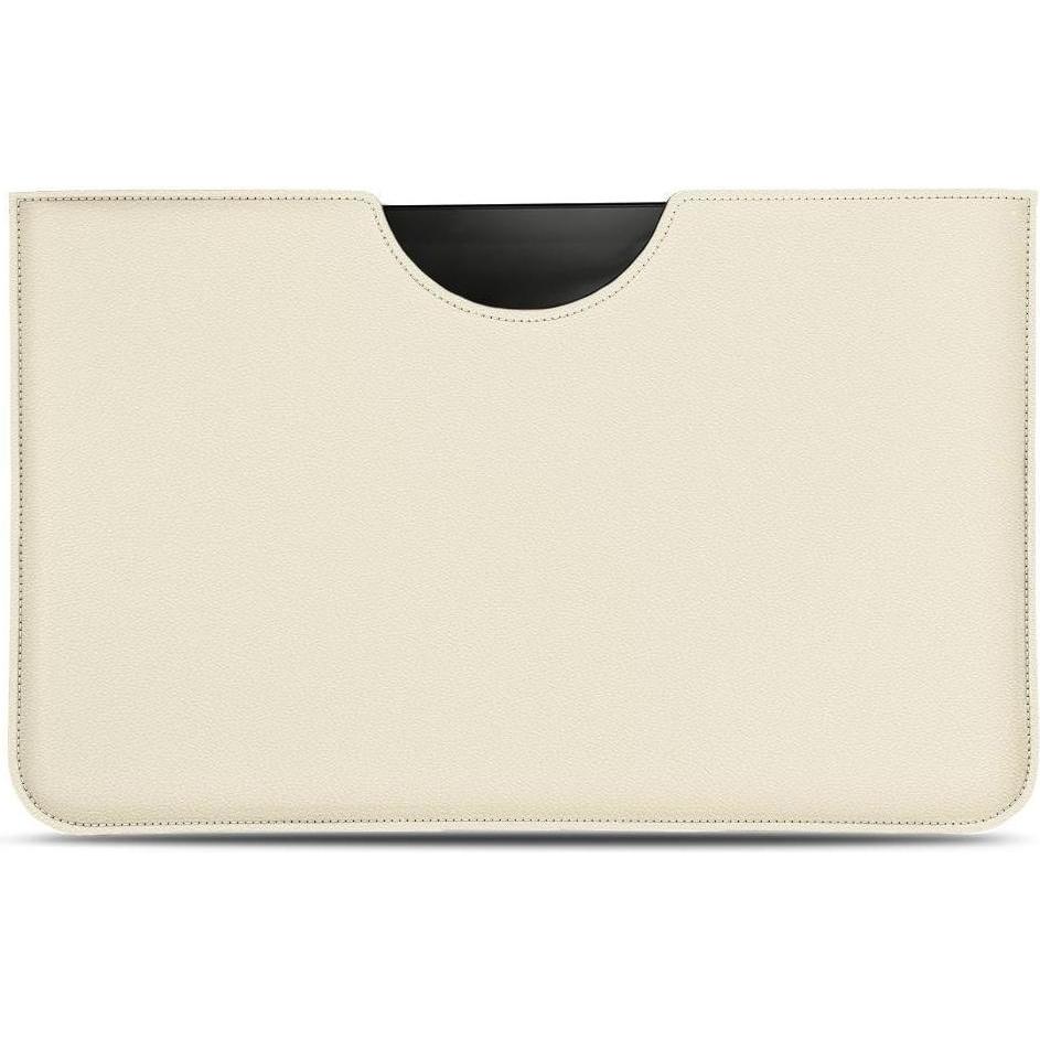 Thumbnail - Noreve Lederschutzhülle (Galaxy Tab S7+), Tablet Hülle, Weiss