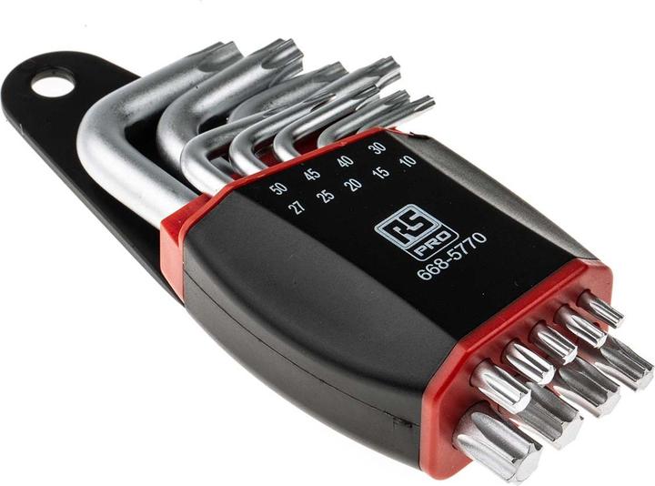 Produktbild RS PRO Winkelschrauber TORX 9-teilig T10-T50