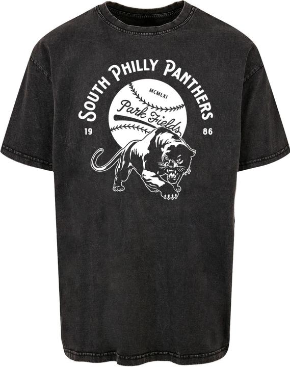Produktbild Merchcode Park Fields - South Philly Panthers Acid Washed Oversize Tee - 136575 (S)