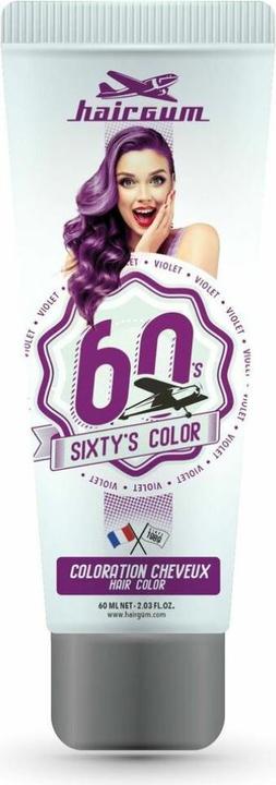 Hairgum SIXTY'S COLOR hair color #violet 60 ml (Violet)
