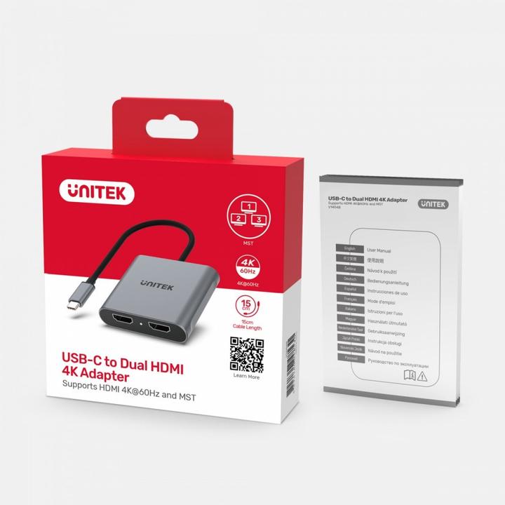 Actual product image Unitek USB Typ-C zu (HDMI, 6.30 cm)