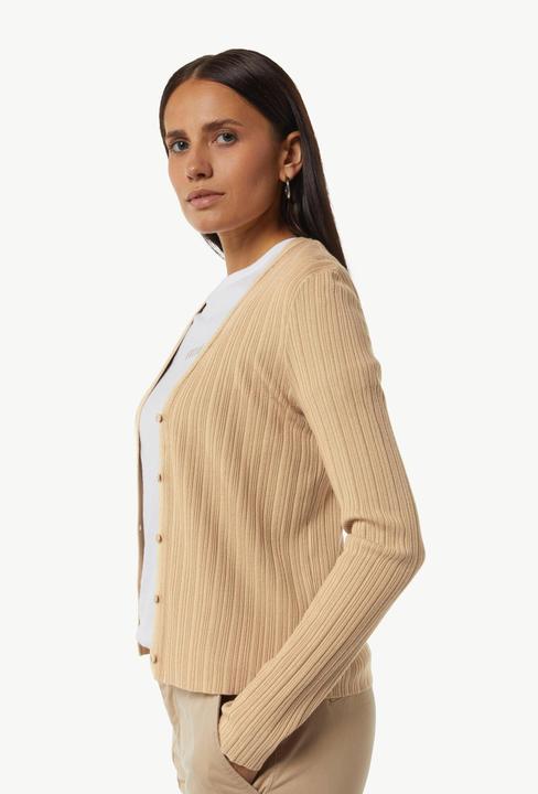 Produktbild Comma Strickjacke Gerippte Strickjacke im Slim Fit (36)