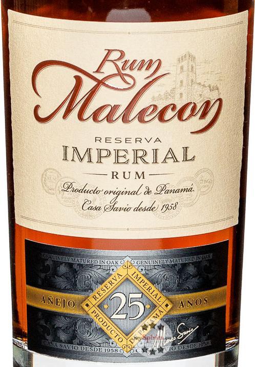 Immagine prodotto Malecon 25 anni (1 x 70 cl)
