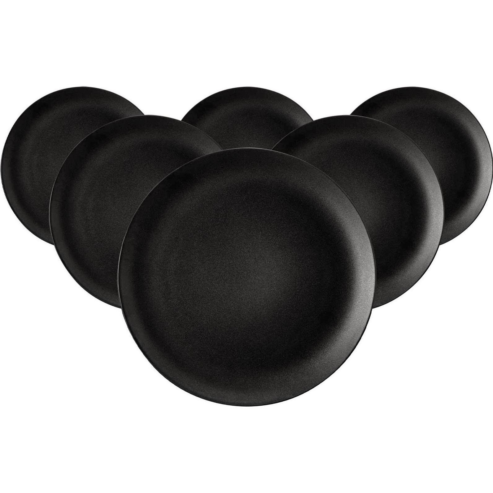Seltmann Liberty Velvet Black Speiseteller, Teller, Schwarz