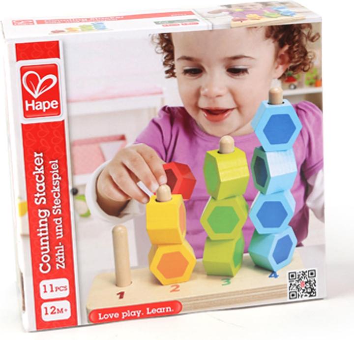 Actual product image Hape Counting and plugging game