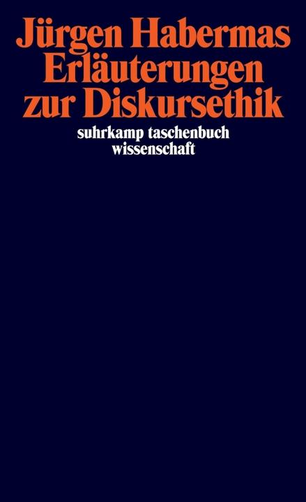 Produktbild Erläuterungen zur Diskursethik (Deutsch, Jürgen Habermas, 1991)