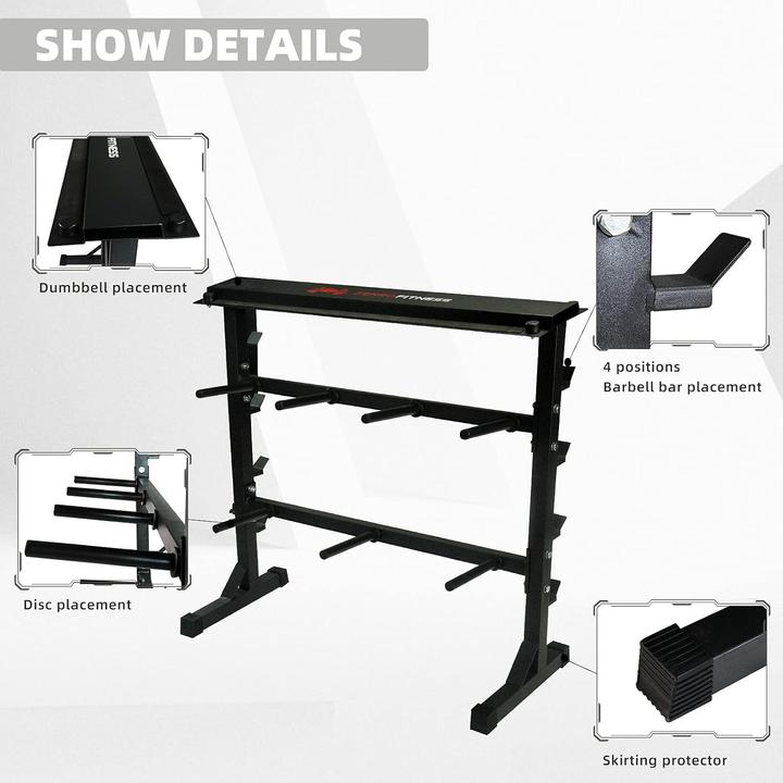 Produktbild CCLife Hantelständer 002 schwarz