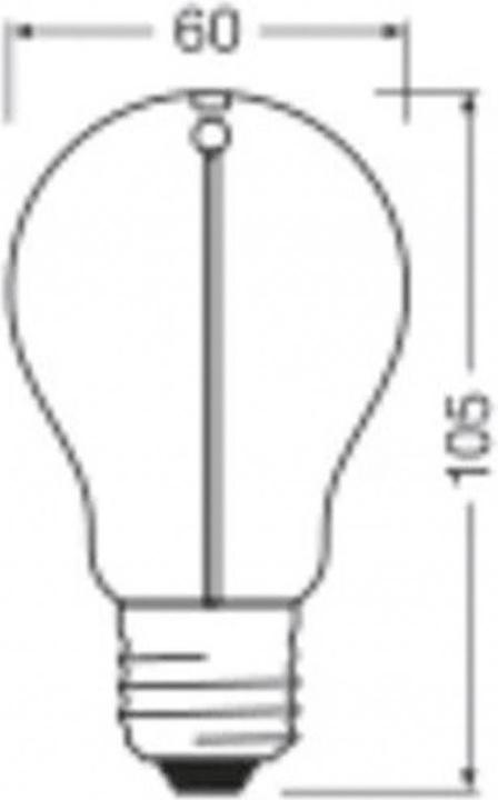 Actual product image Ledvance LED lamp (E27, 1.80 W, 100 lm, 6 x, G)