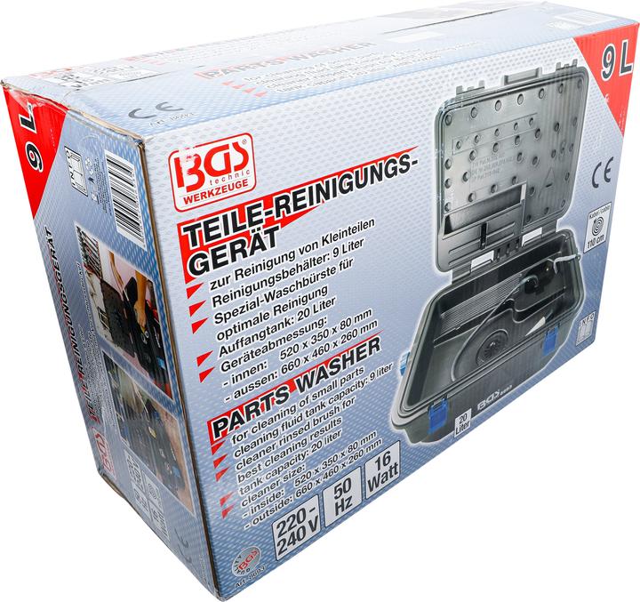 Actual product image BGS Parts Washer 230 V