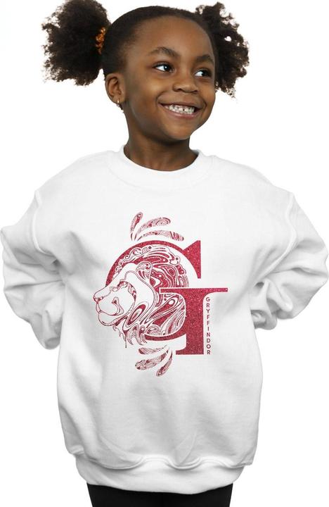 Produktbild Gryffindor Glitter Sweatshirt Mädchen (128)
