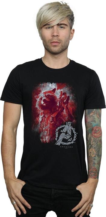 Image du produit - T-shirt AVENGERS ENDGAME ROCKET BRUSHED - Homme (M)