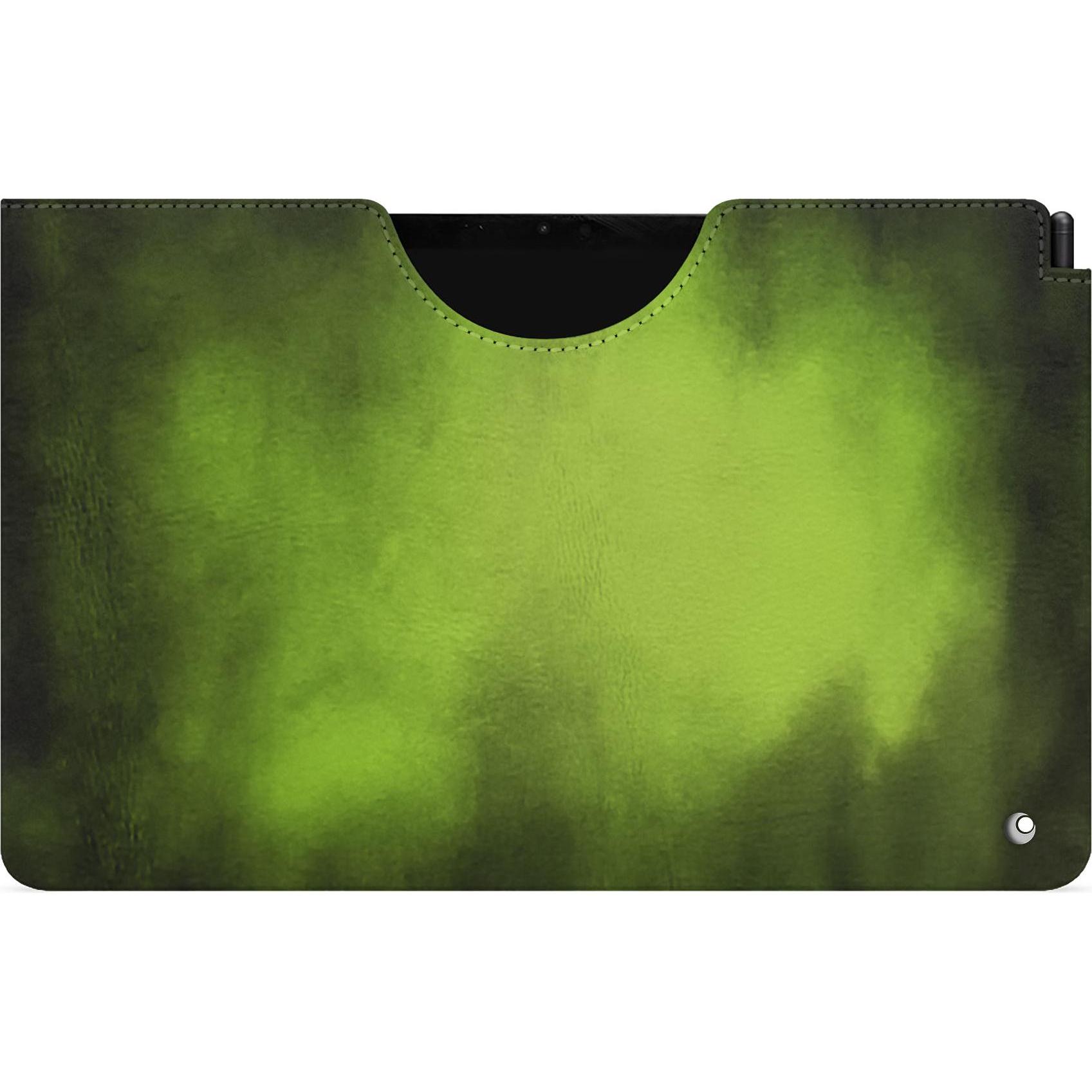 Thumbnail - Noreve Lederschutzhülle (Galaxy Tab S9+), Tablet Hülle, Grün