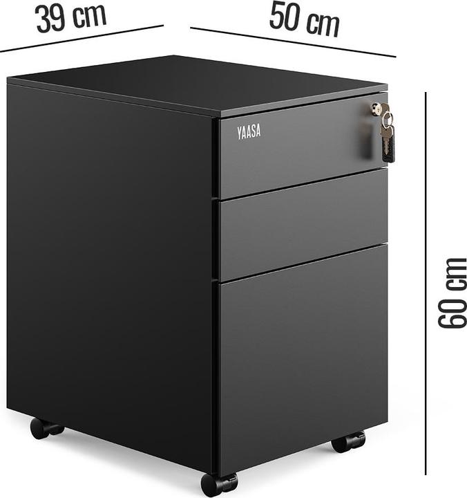 Immagine prodotto Yaasa File Cabinet Edged (39 x 50 x 60 cm)