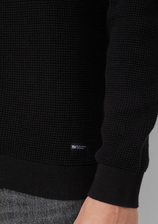 Produktbild s.Oliver Strickpullover Strukturmikx-Pullover aus reiner Baumwolle (L)