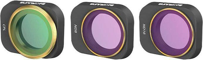 Sunnylife Set of 3 filters CPL+ND8+ND16 for DJI Mini 3 Pro (MM3-FI415) (Drone filters, DJI Mini 3 Pro)