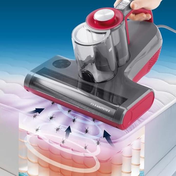 Actual product image CleanMaxx Roterende mijtstofzuiger mit UV-C-Licht und HEPA-Filter für Allergiker