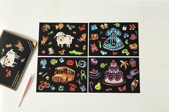 Twoje Hobby Magic scratch card - 4in1 Little Shop 20x14cm