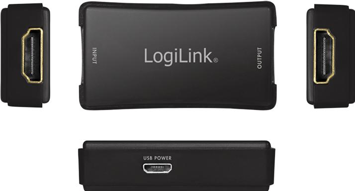 Actual product image LogiLink 4K HDMI Repeater, 25 m