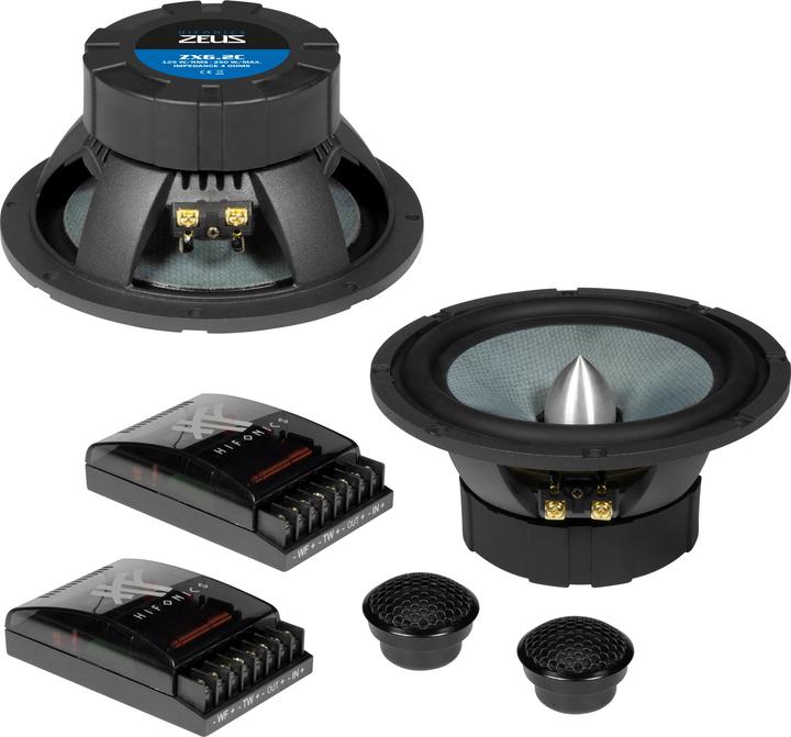 Actual product image Hifonics Zeus ZX6.2C 2-way 16.5cm component system (250 W, 16.50 cm)