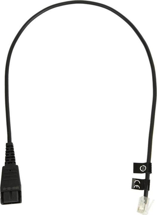 Jabra Flaches Anschlusskabel RJ11 0,5 m