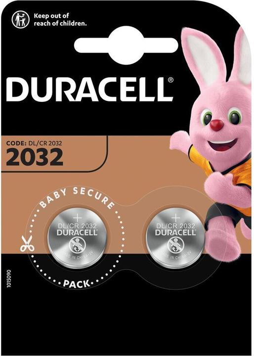 Image du produit Duracell Baterie litowe DL 2032 (x 2) (2 pcs, CR2032, 220 mAh)