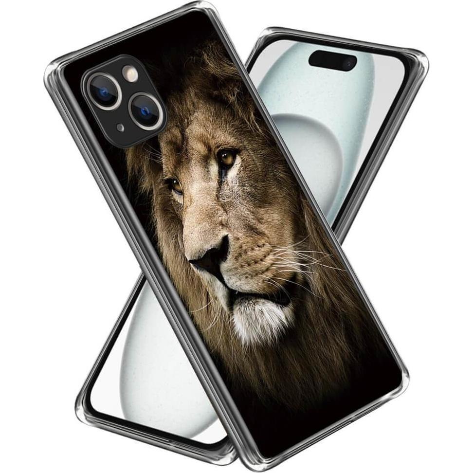 Cover-Discount iPhone 15 - Cover Handyhülle IMD Lion (Apple iPhone 15), Smartphone Hülle