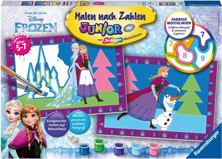 Produktbild Ravensburger CreArt, Malen nach Zahlen Junior - Disney Die Eiskönigin