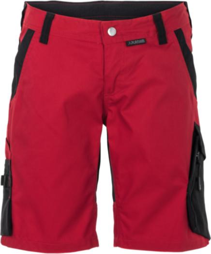 Actual product image Planam Ladies shorts red/black M L (L)