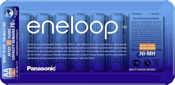 Image du produit Panasonic Eneloop (8 pcs, AA, 1900 mAh)