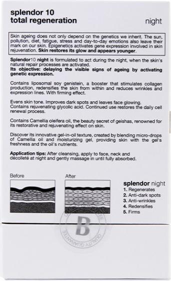 Actual product image Bella Aurora SPLENDOR 10 regenerador total noche 50 ml (50 ml, Night cream)