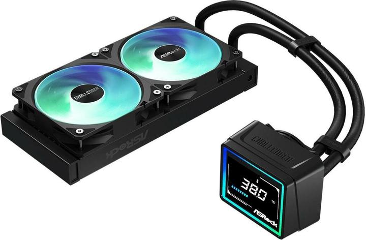 Actual product image AsRock CPC Challenger 240 Digital ARGB Black