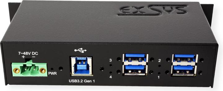 Image du produit Exsys Hub USB EX-1185HMVS-2 (USB-B, 4 ports)