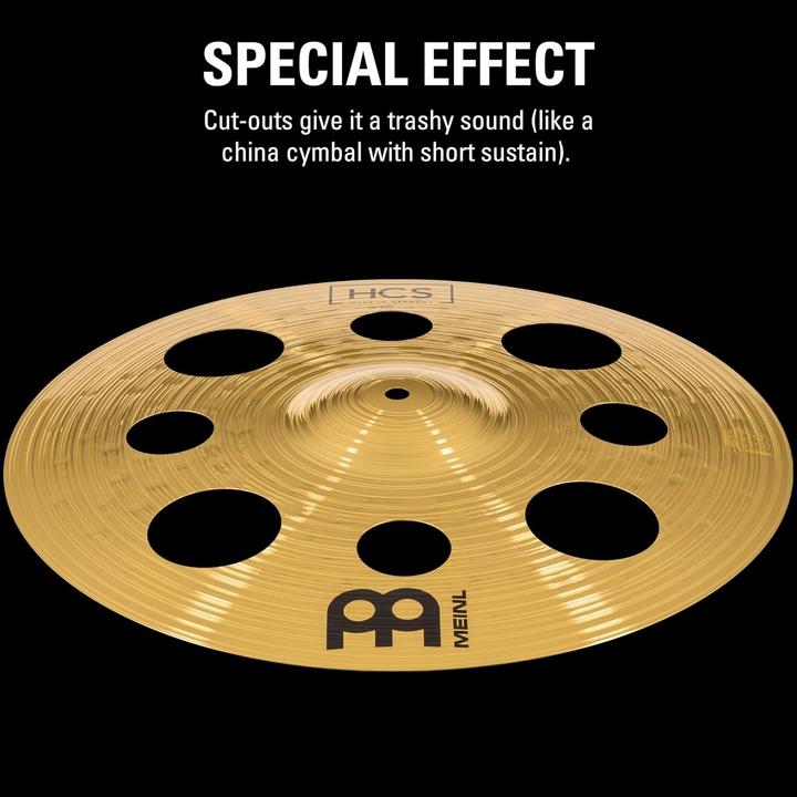 Actual product image Meinl HCS Trash Crash Cymbal 16 inch (16", Cymbal)